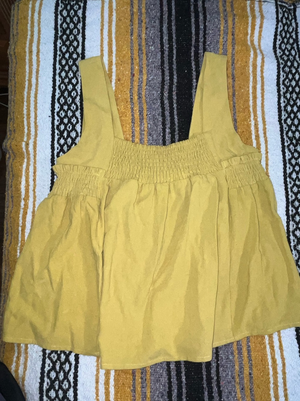 Wishlist Apparel Smocked Tank Top ruching